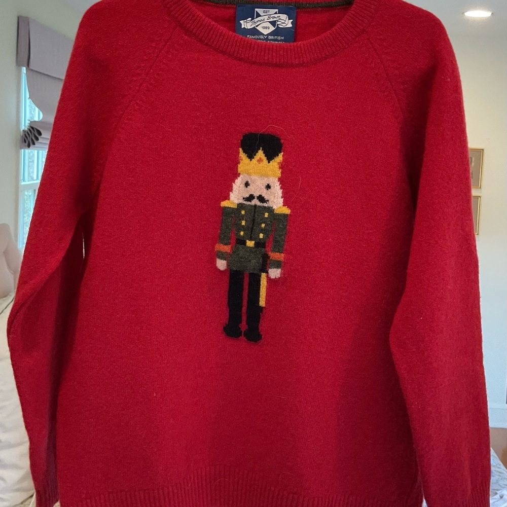 Nutcracker Pullover Sweater - Red Kids Sweater